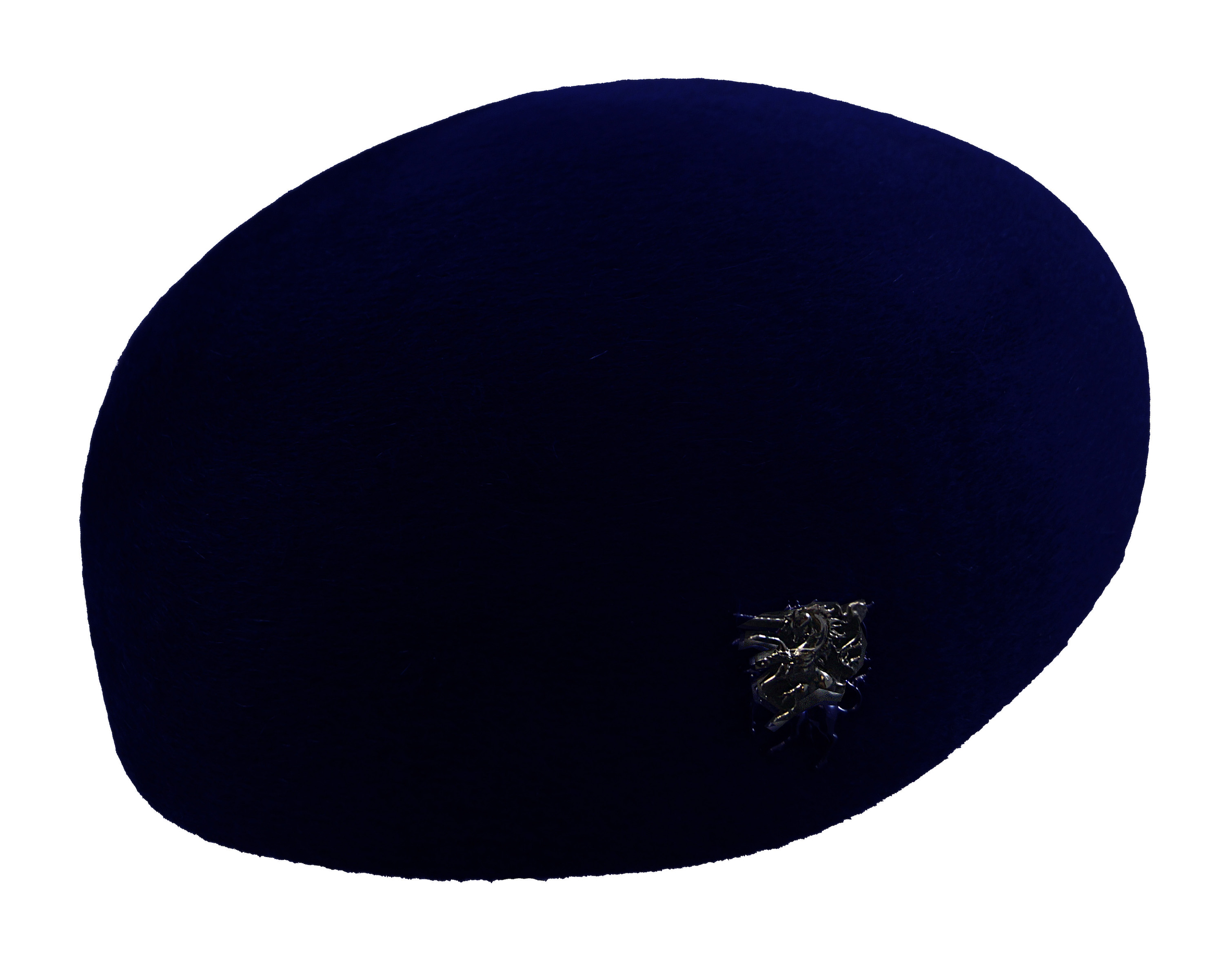Philip Treacy - stylish velour felt winter beret in black